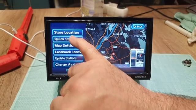 24Kw Nissan Leaf Touch Screen Repair , érintő Képernyő Javítása ,  Www.viso.hu