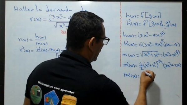 Regla de la cadena, teorema de un cociente