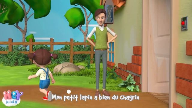 Mon Petit Lapin chanson + karaoke 🐰 HeyKids Français - Comptines bébé смотреть онлайн