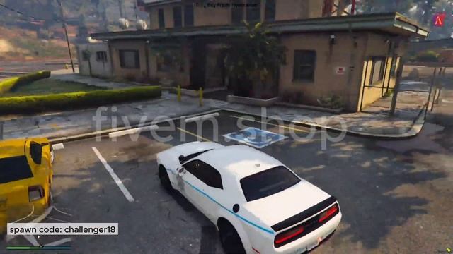 FiveM Dodge Challenger Hellcat Police Car | FiveM Police Cars #fivem #police