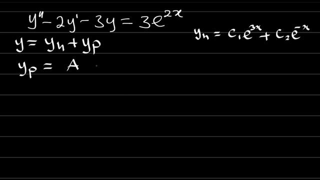 Undetermined Coefficients where g(x) is an exponential function смотреть онлайн
