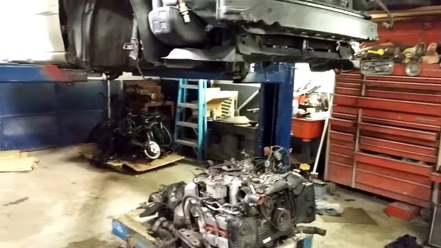 bolting up the ej205 to my 98 legacy смотреть онлайн