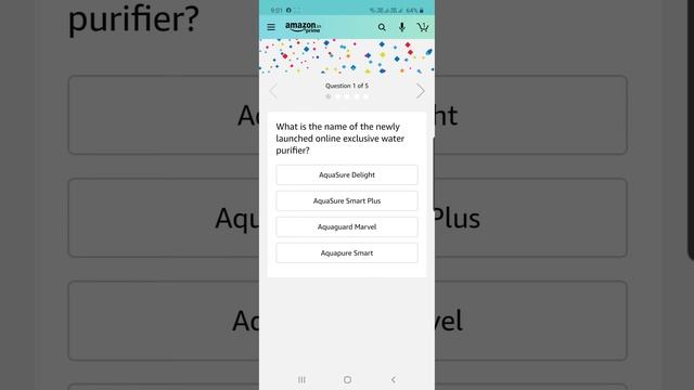 Amazon Eureka Forbes Quiz Answers: Play And Win 10,000 Rs Pay Balance (10 Prizes) смотреть онлайн