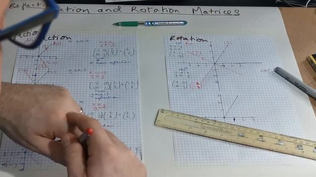 Year 12 Further Maths - Reflection and rotation matrices смотреть онлайн