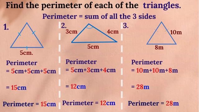 Perimeter of triangles смотреть онлайн