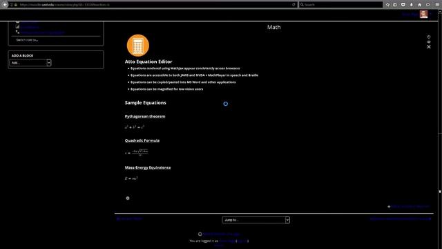 Moodle - Improvements to Math Equations смотреть онлайн