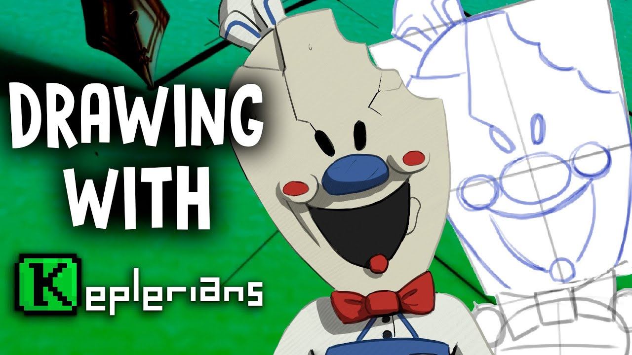 LEARN HOW To DRAW ROD SULLIVAN From ICE SCREAM  | Drawing With Keplerians
