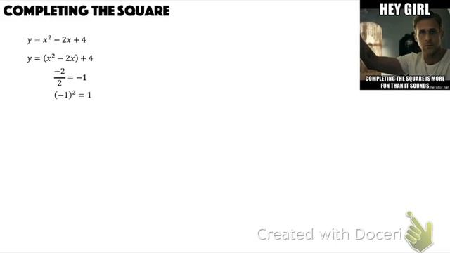 Graphing Quadratics in Vertex Form (Completing the Square) смотреть онлайн