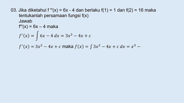 Penerapan Integral tak Tentu смотреть онлайн
