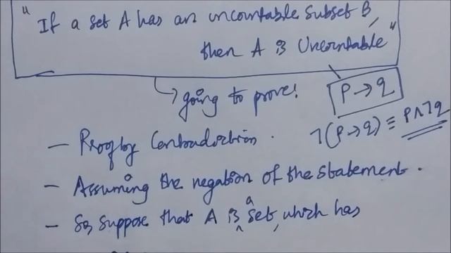 Any set with an Uncountable subset is Uncountable | Discrete Mathematics | Learn with Sreyas смотреть онлайн