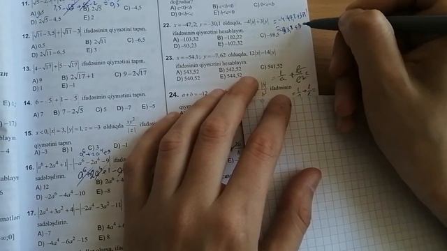 Həqiqi ədədlər. Riyaziyyat yeni test toplusu/2019 смотреть онлайн