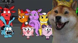 👹Кинг Догги смотрит Лунтик exe 2 часть👹