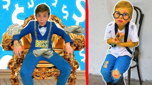 БЕДНЫЙ ШКОЛЬНИК ИЗ ДЕРЕВНИ VS БОГАТЫЙ ИЗ СТОЛИЦЫ / СКЕТЧ от #CRAZYБОГДАШ