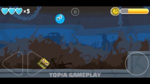 RED BALL 4: FUNNY BLUE BALL ADVENTURE ALL LEVELS '5x vs 4x vs 5x' Speed Run GAMEPLAY VOLUME 3