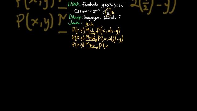 Persamaan bayangan parabola y=x^2-4x+5 ol... | Matematika Untu | Kelas 11 | 4 | Matematika смотреть онлайн