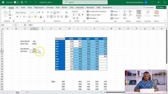 SNAKE SUM with Dynamic Array Functions FILTER, TOCOL, DROP in Microsoft Excel. смотреть онлайн