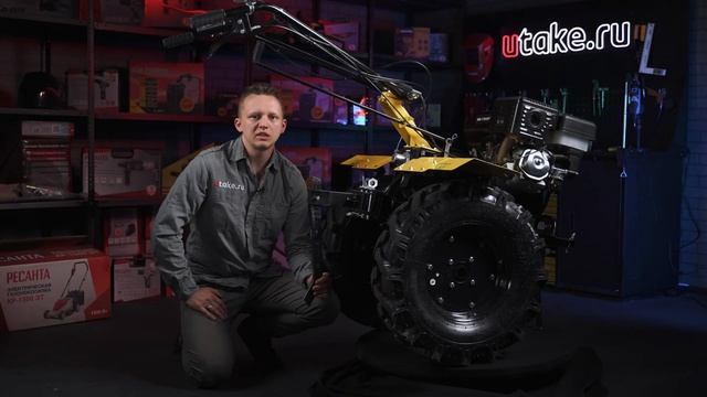 Тест-драйв Huter MK-17000P - самой мощной сельскохозяйственной машины | Мотоблок Huter