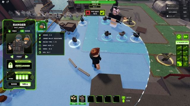 Tower Defense X - Необычная товерка в Roblox