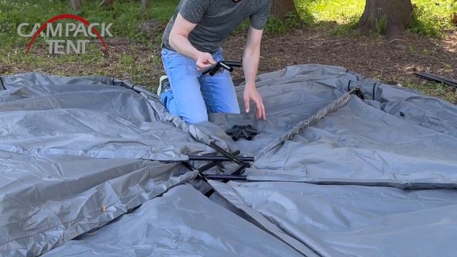 Обзор. Шатер - Тент бренда Campack Tent - модель `G-3601W. Сборка и подробное описание. смотреть онлайн