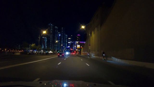 [4K] Driving at Night. Moscow, Russia смотреть онлайн