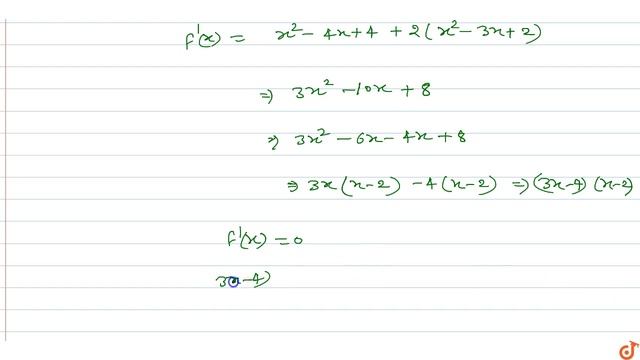 The value of the function `(x - 1) (x - 2)^2` at its maxima is смотреть онлайн