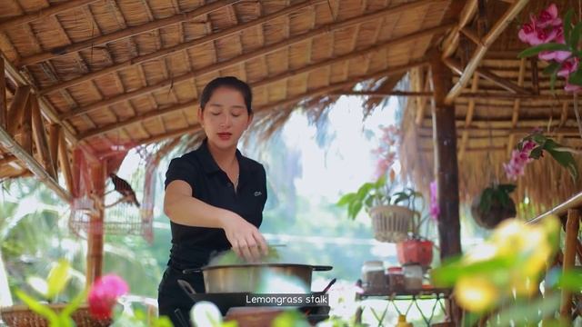 Have you ever taste Kaffir lime like this | Kaffir lime pick and eat | Sros yummy cooking vlogs смотреть онлайн