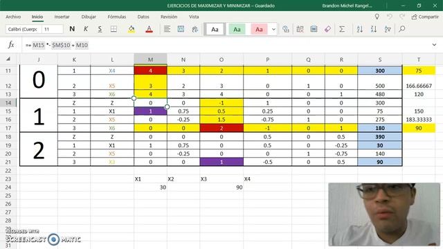 Maximizar programacion lineal metodo simplex en excel смотреть онлайн