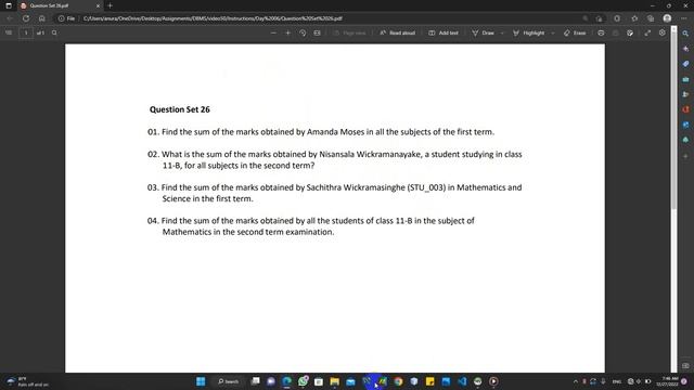 Explain how to use the data usage SUM SQL Functions in Database Tables. смотреть онлайн