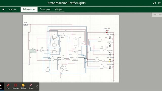 State Machine-Traffic Lights смотреть онлайн