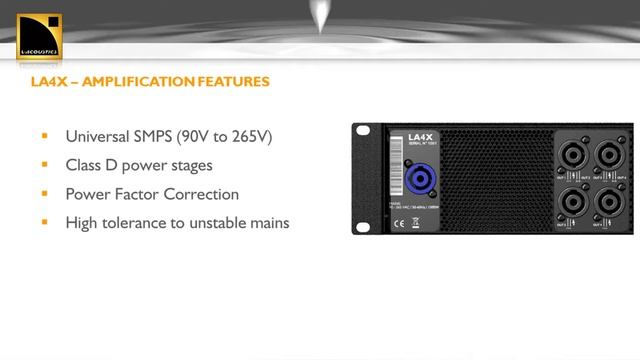L ACOUSTICS LA4X INFOCOMM смотреть онлайн