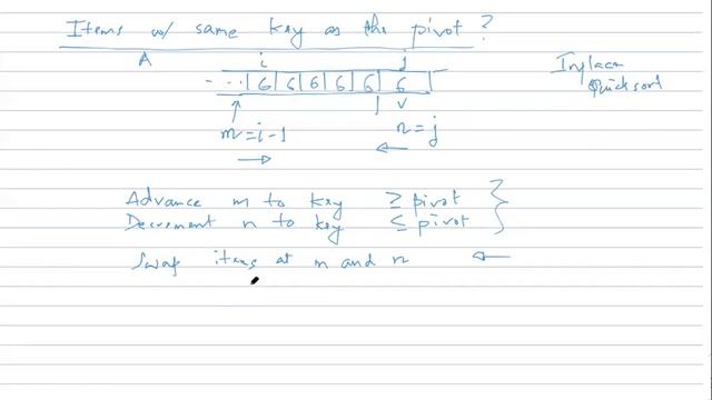 Lec10 - Comp15 - 01 Quick sort with duplicate keys смотреть онлайн
