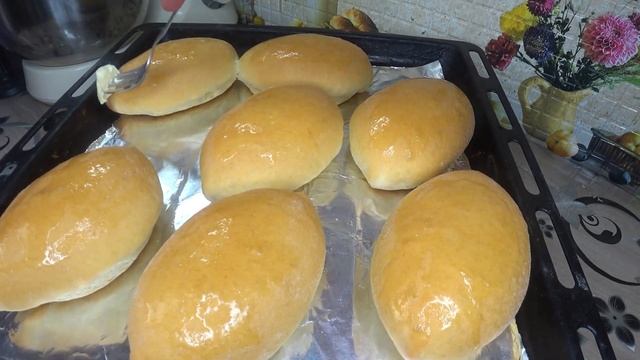 Пирожки запеченные с яйцом и зеленым луком смотреть онлайн