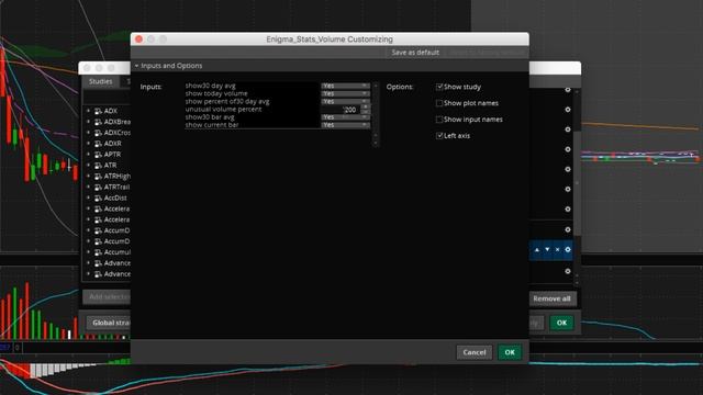 Custom Thinkscript - Volume Stats for ThinkOrSwim смотреть онлайн