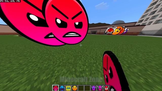 Pibby Glitch Lobotomy Nextbots Geometry Dash Difficulty Faces Addon in Minecraft PE смотреть онлайн