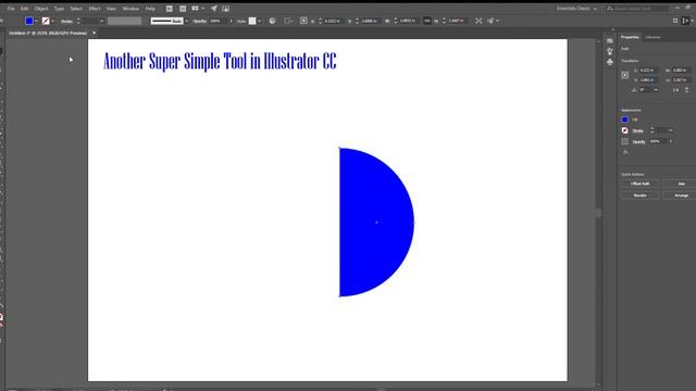 Creating A Half Circle and Simple 3D Sphere in Illustrator CC смотреть онлайн