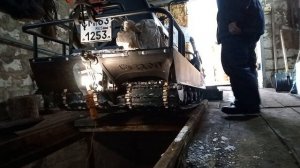 Регулировка гусеницы Буран 4тд