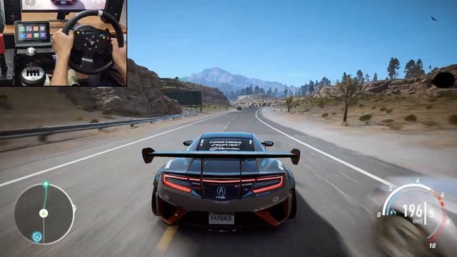 NEED FOR SPEED Payback | Acura NSX Super Drive | Steering Wheel Gameplay