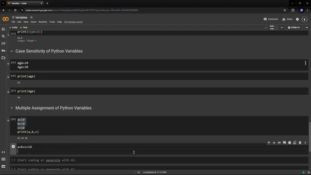 PYTHON : Variables смотреть онлайн
