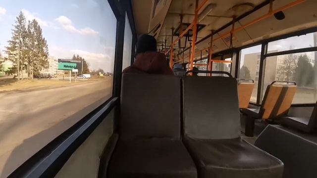 ДЗЕРЖИНСК (Беларусь) | Поездка на Автобусе; МАЗ-103.065; гос. АХ 2910-5; марш. 1. (03.03.2024 г.) смотреть онлайн