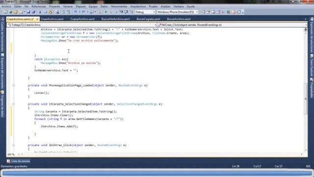 Windows Phone 7.1 Manejo de Archivos смотреть онлайн