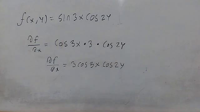 DERIVADAS PARCIALES de sin(3x)cos(2y) - Cálculo multivariable смотреть онлайн