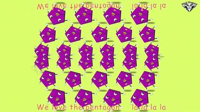 Shapes Song |22| Pentagon| Shapes Show Effects | Black-Diamond Nursery Rhymes & Kids Song смотреть онлайн