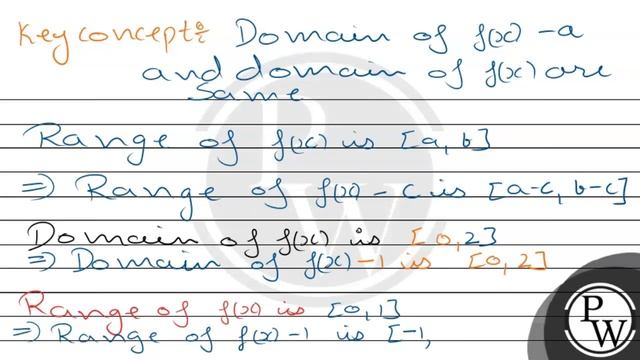 The accompanying figure shows the graph of a function \( f(x) \) with domain \( [0,2] \) and ran... смотреть онлайн