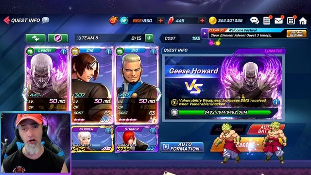 10,000 Ruby log-in event and what does it mean? Goenitz is still insane. King of Fighters All Star смотреть онлайн