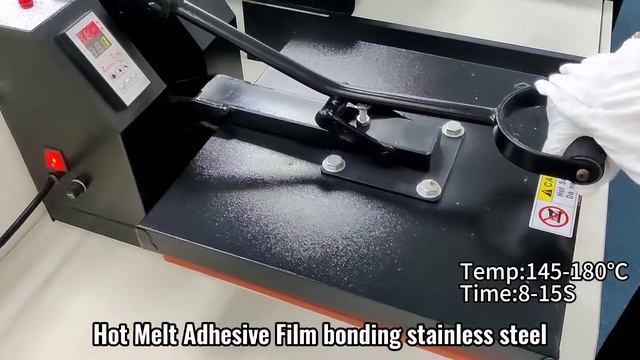 DS615B Hot Melt Adhesive film bonding Stainless steel to Stainless steel смотреть онлайн