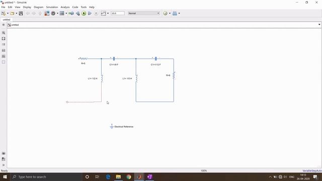Transfer Function Of A Ladder Network Using Matlab/Simulink