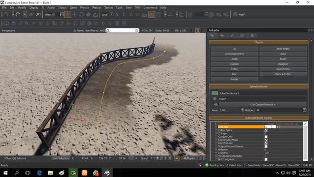 Level Creation Part-3, Road,Spline distributor,Water volumes смотреть онлайн