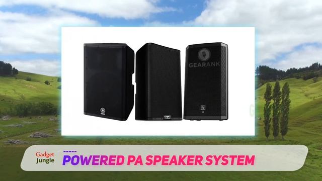 The Best Dj Speakers - Powered PA Speaker System Review