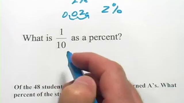 Writing Fractions and Decimals as Percents смотреть онлайн