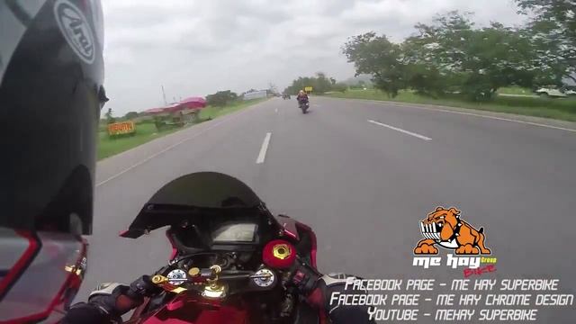 MEHAY SUPERBIKE   Kawasaki Ninja H2 VS Honda CBR1000RR 2012 Part1